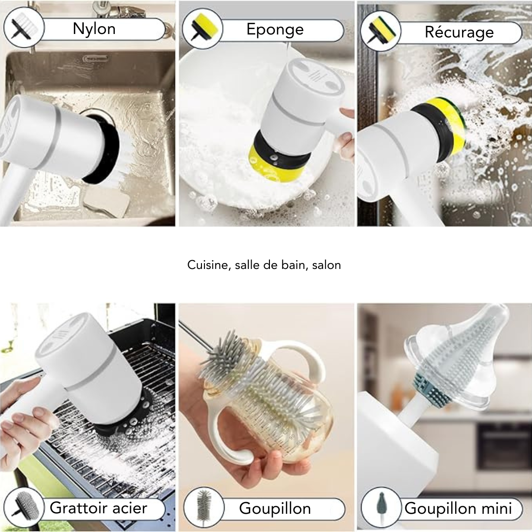Brosse électrique vaisselle - EasyBrush™
